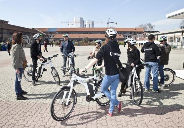 Smart ebike test drive a Milano