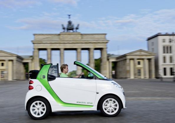 Smart Electric Drive profilo lato destro