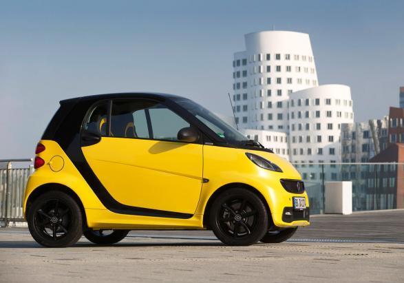 Smart Fortwo Edition Cityflame profilo lato destro