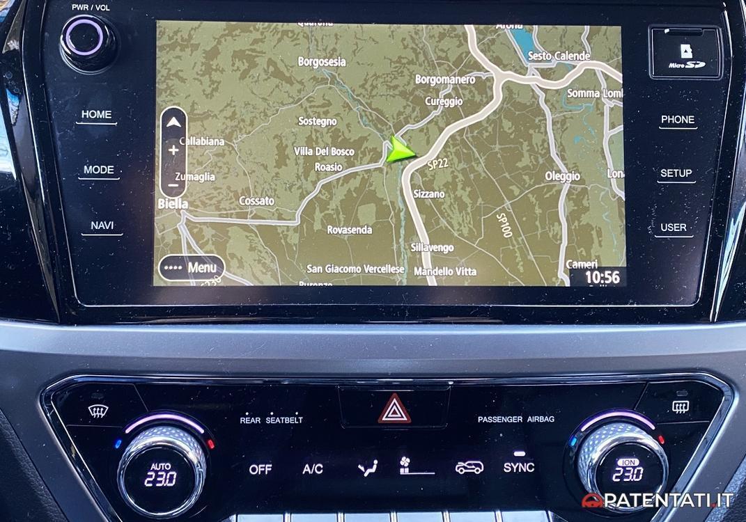 Ssangyong Korando 2021 schermo sistema multimediale