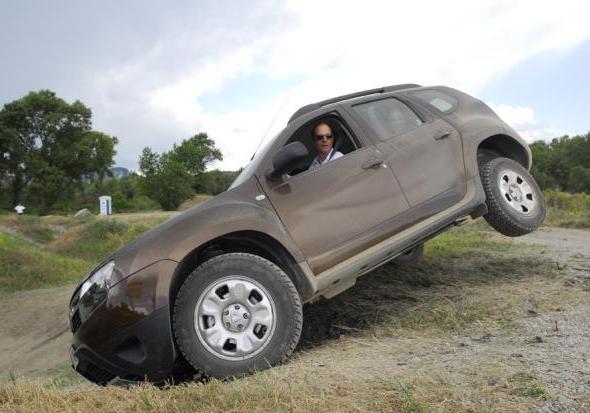 Suv Dacia in fuoristrada