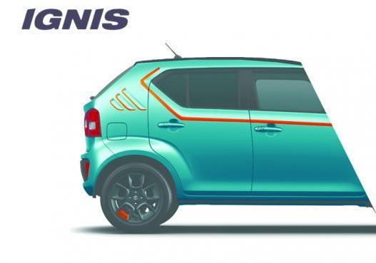 Suzuki Ignis iUnique coda azzurra