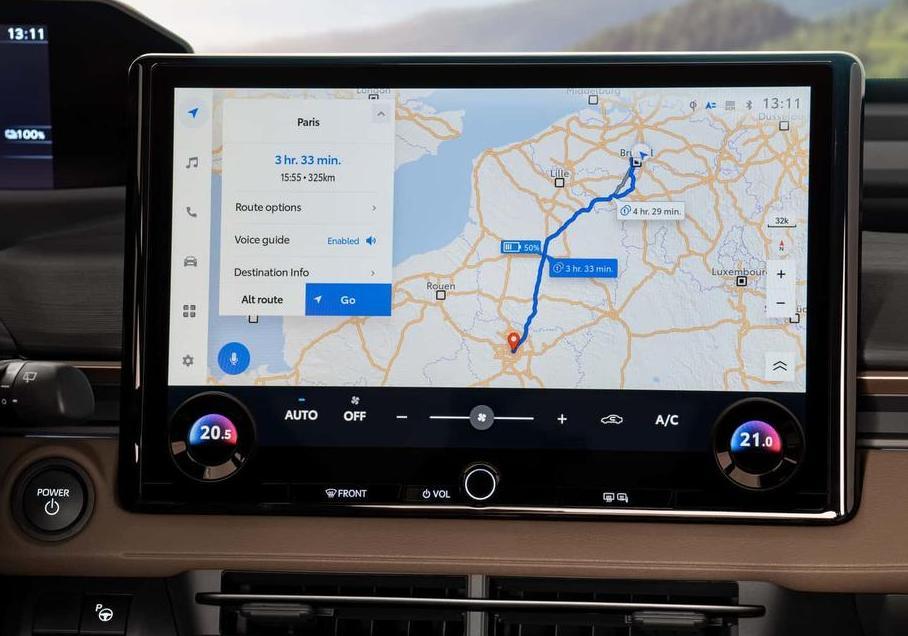 Toyota bZ4X Touring - display