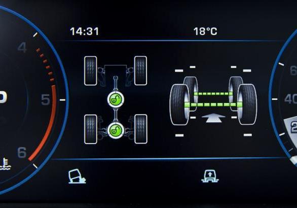 Viaggio in Marocco nuova Range Rover display del cruscotto