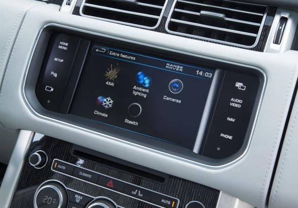 Viaggio in Marocco nuova Range Rover display touch screen