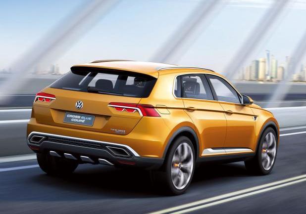 Volkswagen CrossBlue Coupé tre quarti posteriore