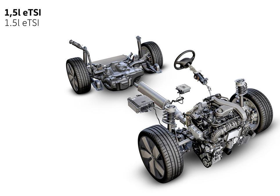 Volkswagen T-Roc - struttura motore