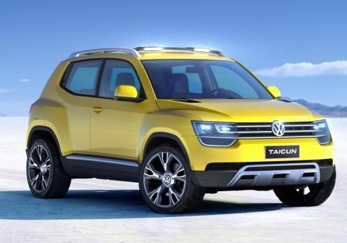 Volkswagen Taigun Concept tre quarti anteriore lato destro