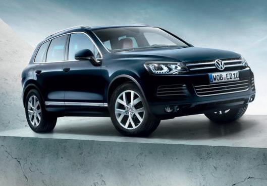 Volkswagen Touareg Edition X tre quarti anteriore