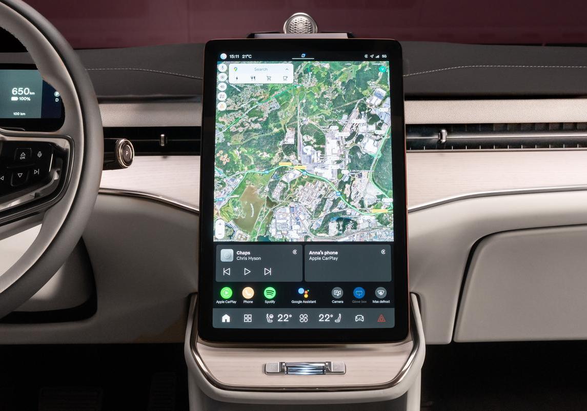 Volvo ES90 Single Motor Ultra schermo touch