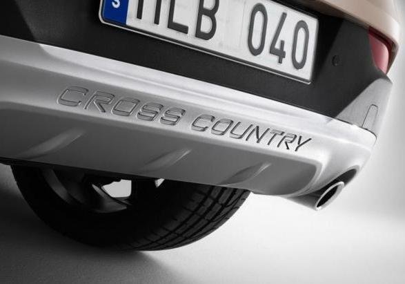 Volvo V40 Cross Country dettaglio estrattore posteriore
