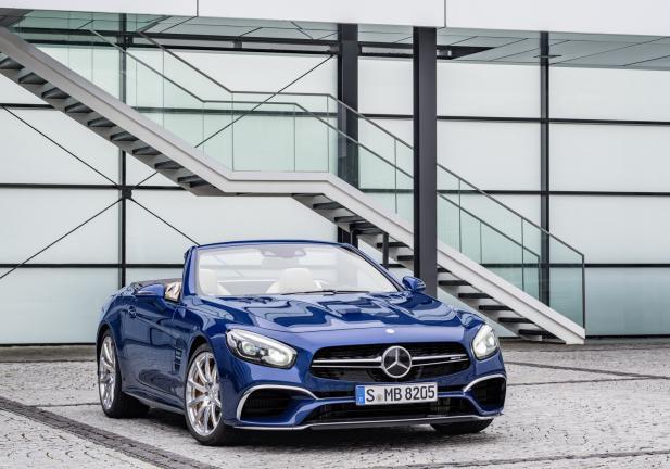 Nuova Mercedes SL frontale