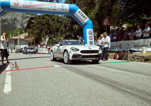 Abarth 124 rally, l'esordio nelle gare in salita italiane 04