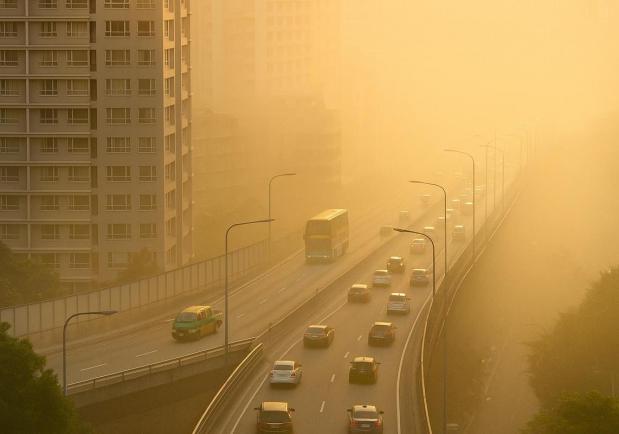 asfalto mangia smog foto