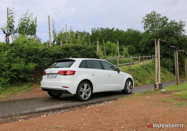 Audi A3 Sportback G-Tron prova su strada