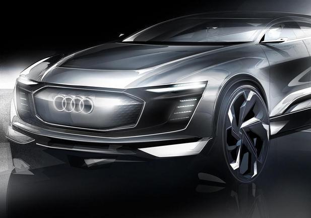 Audi e-tron Sportback concept frontale