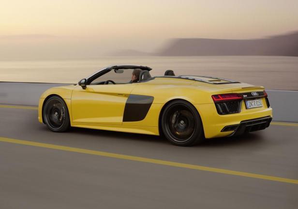 Audi r8 Spyder profilo laterale