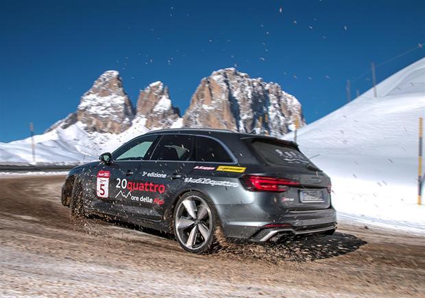 Audi vince la sfida della 20quattro ore delle Alpi 01