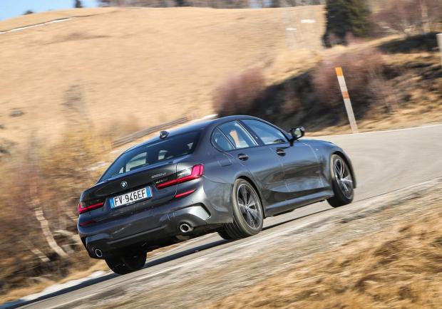 BMW 320d prova su strada