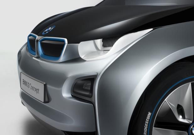 BMW i3 dettaglio anteriore