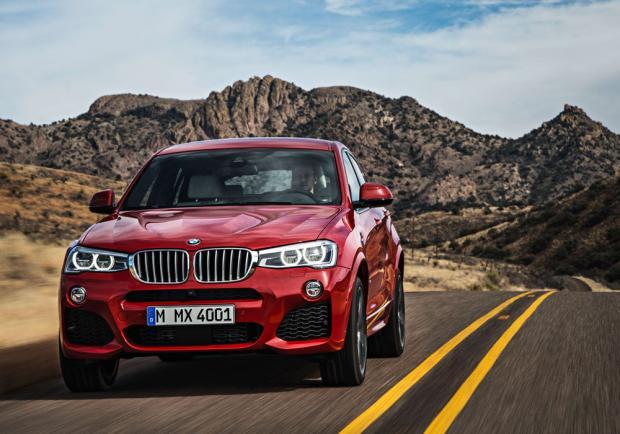 BMW X4 anteriore