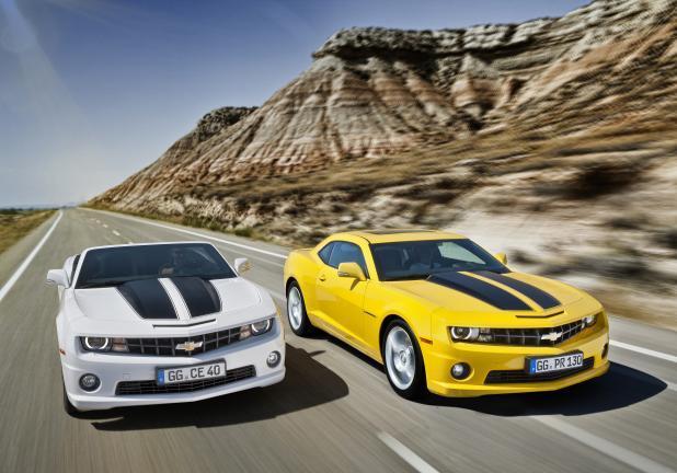 Chevrolet Camaro Coupé e Cabrio anteriore