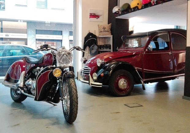 Citroen, una moto per i 70 anni della 2CV 07