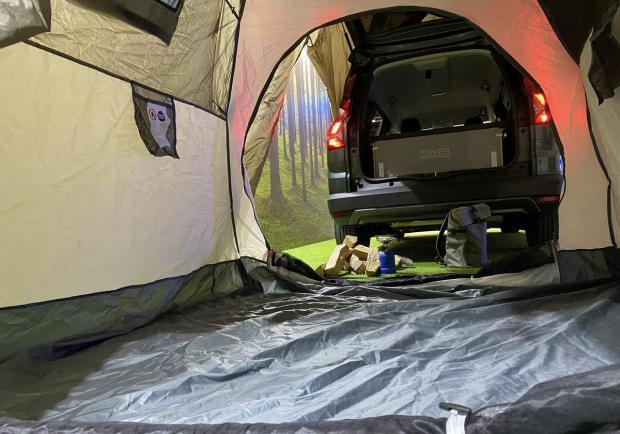 Dacia Jogger pack sleep tenda