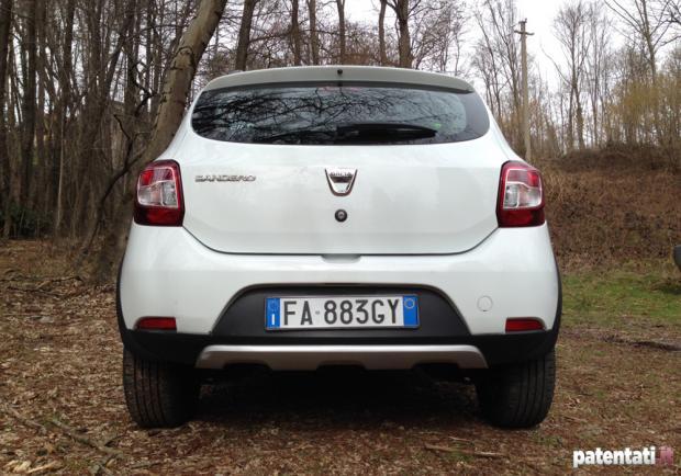 Dacia Sandero Stepway 1.5 dCi posteriore