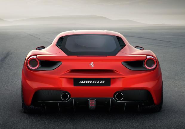 Ferrari 488 GTB posteriore