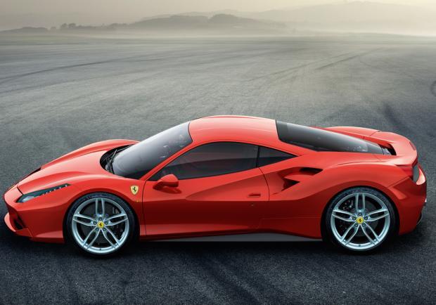 Ferrari 488 GTB profilo