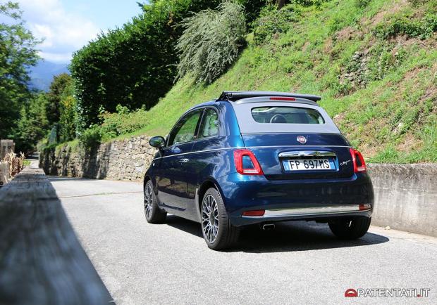 Fiat 500C Collezione capote aperta