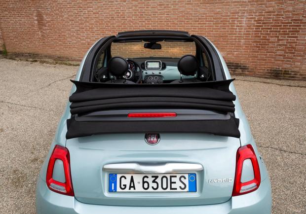 Fiat 500C Hybrid capote aperta