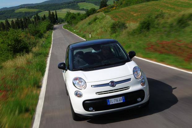 Fiat 500L foto sezione anteriore