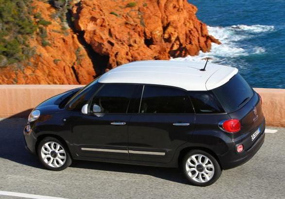 Fiat 500L 1.6 Multijet II 105 cv dall'alto