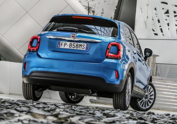 Fiat 500X restyling tre quarti posteriore