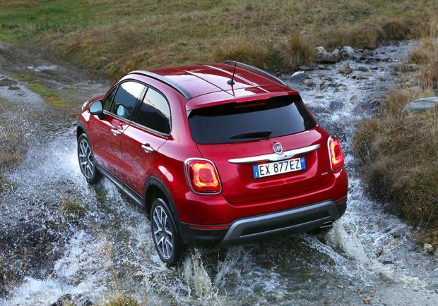 Fiat 500X versione "off-road" posteriore