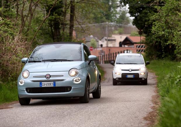 Fiat Panda e 500 Hybrid confronto