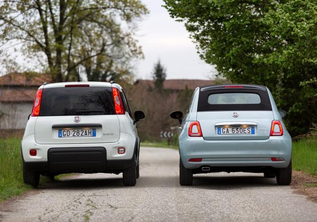 Fiat Panda e 500 Hybrid quale meglio