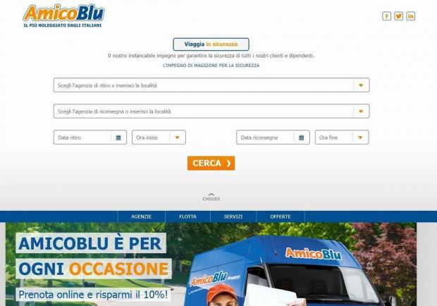 Homepage Amicoblu