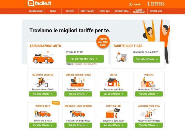 Homepage Facile