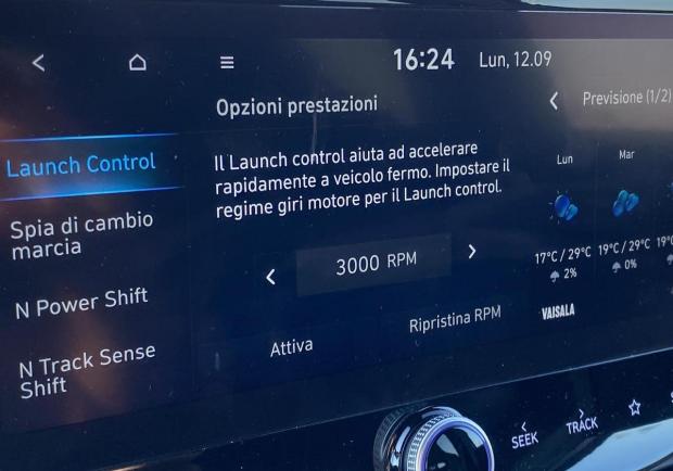 Hyundai i30 N DCT Performance 2022 launch control regime