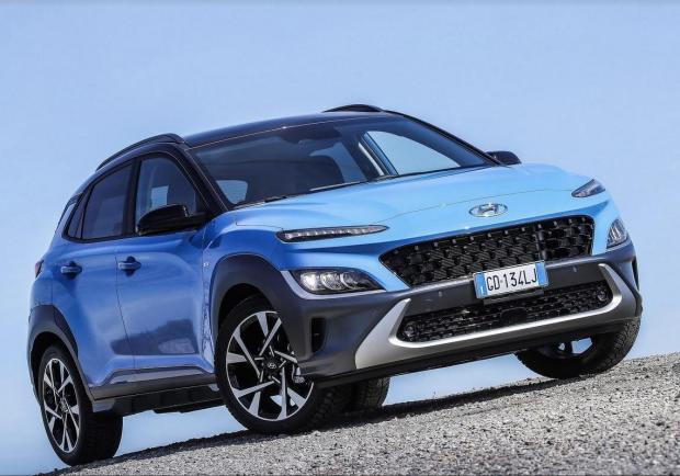 Hyundai Kona Hybrid blu 2021 2