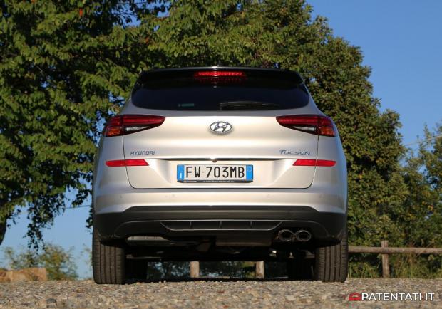 Hyundai Tucson 1.6 CRDi ibrida diesel N Line posteriore