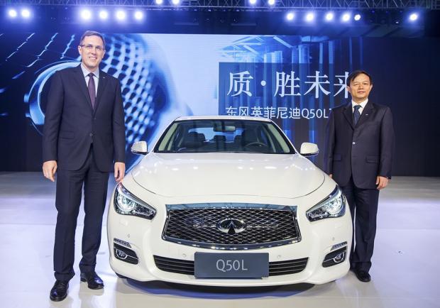 Infiniti, al via la produzione in Cina con la Q50L