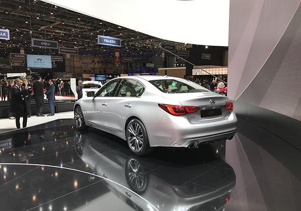 Infiniti Q50 al Salone di Ginevra 2017 posteriore