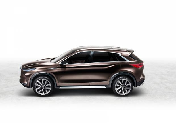 Infiniti QX50 Concept prime immagini profilo