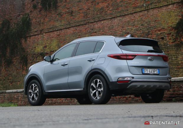 Kia Sportage EcoGPL tre quarti posteriore