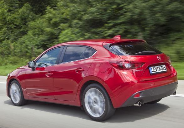 Mazda3 tre quarti posteriore