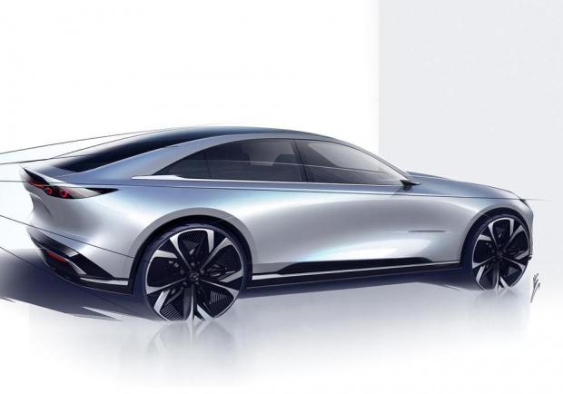 Mazda6e disegno esterni profilo